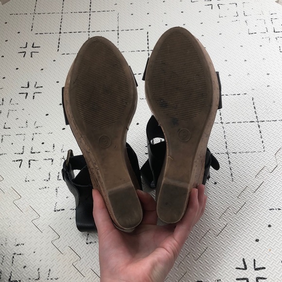 Black strap wedges - Picture 7 of 7